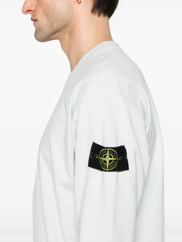 Stone Island コットンジャージースウェットシャツ | ブルー