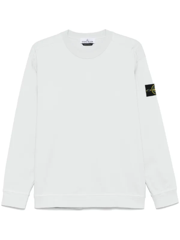 【STONE 】ロゴコットンジャージースウェットシャツ STONE ISLAND コットンジャージー スウェットシャツ ロゴ
