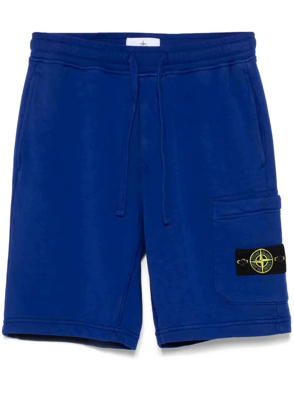 Stone Island Trainingsshorts met Compass-logopatch Blauw