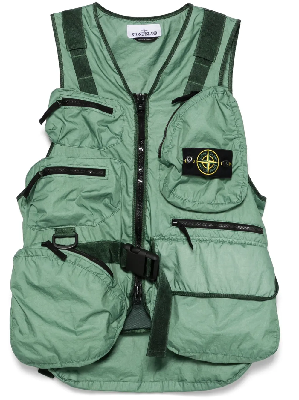 Stone Island Membrana 3L TC bodywarmer Groen