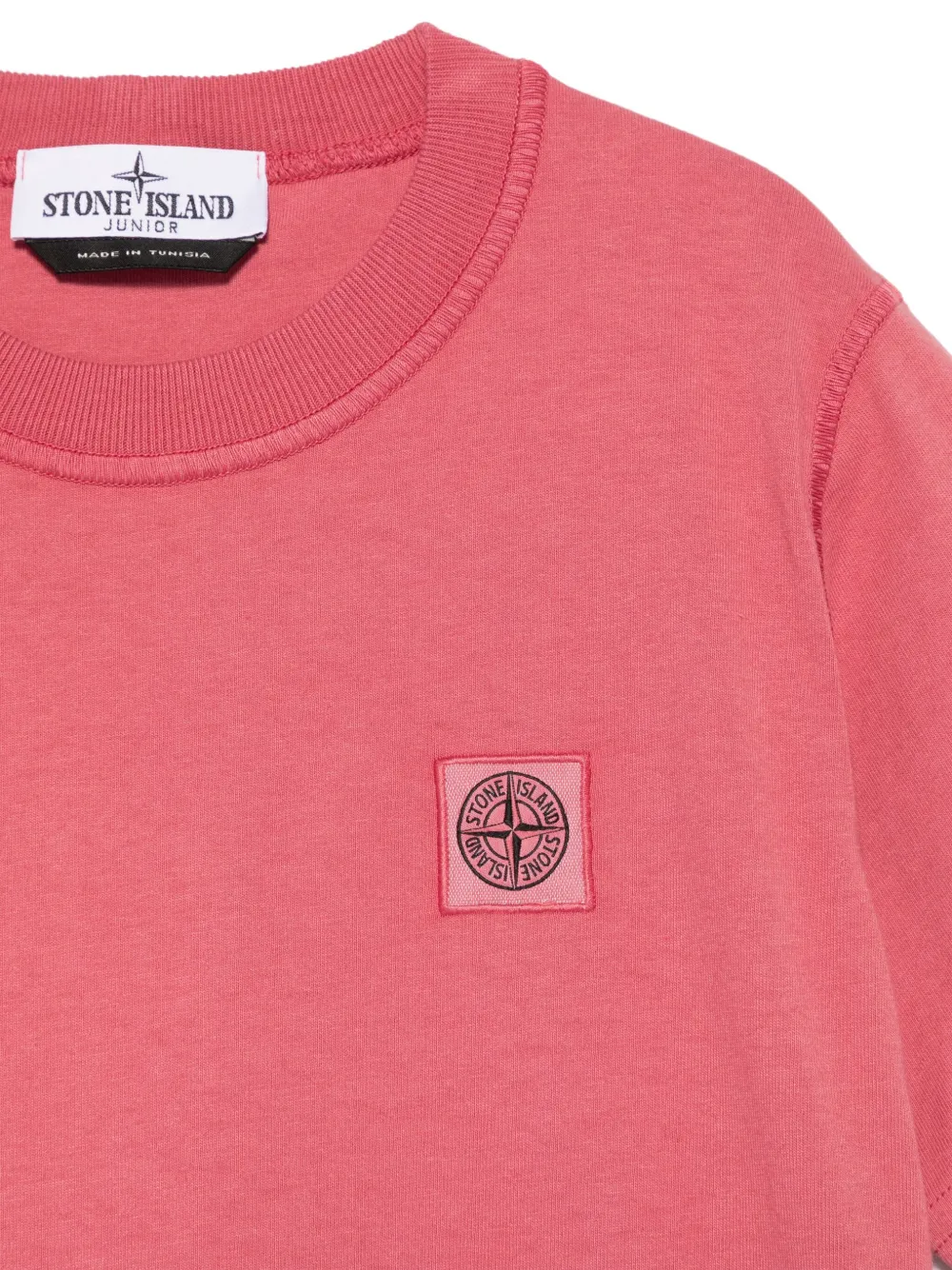 Stone Island Junior Lichtgewicht jersey T-shirt Roze