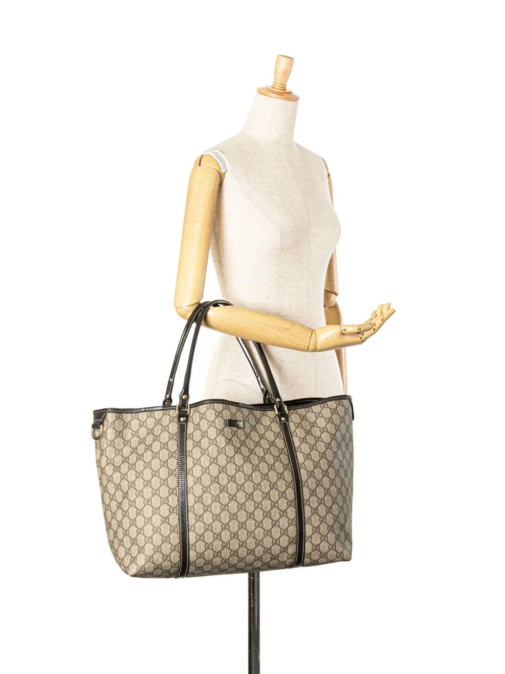 Gucci Pre-Owned 2000-2015 grote GG Supreme Joy shopper - Bruin