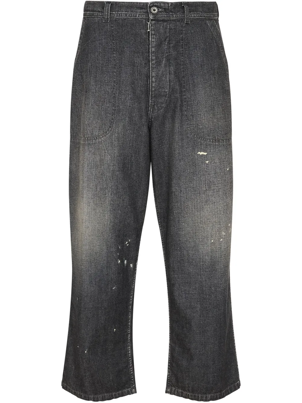 Maison Margiela Jeans met wijde pijpen Grijs