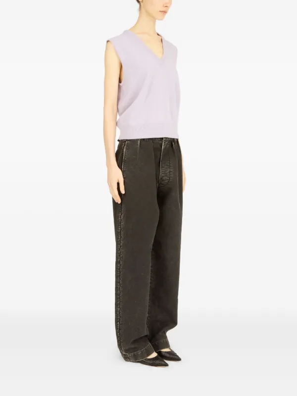 Maison Margiela グレー ニットベスト メゾン マルジェラ MAISON MARGIELA SI1TH0001 S18064 ベスト STOLE