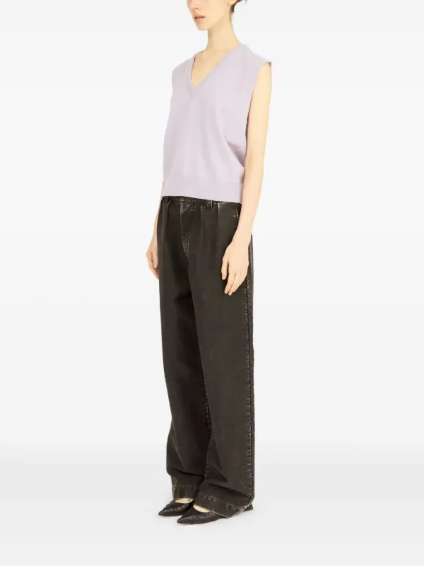 Maison Margiela ニットベスト | グレー | FARFETCH JP