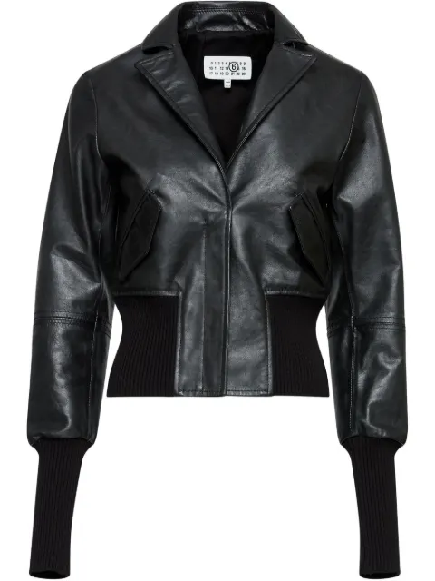 MM6 Maison Margiela leather jacket 