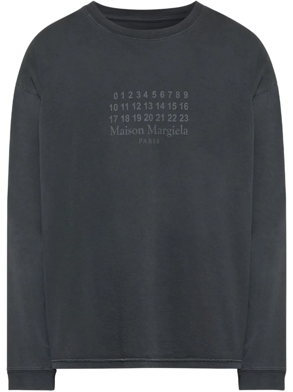 Maison Margiela ロゴ Tシャツ - ブルー Maison Margiela ロゴ Tシャツ - ブルー