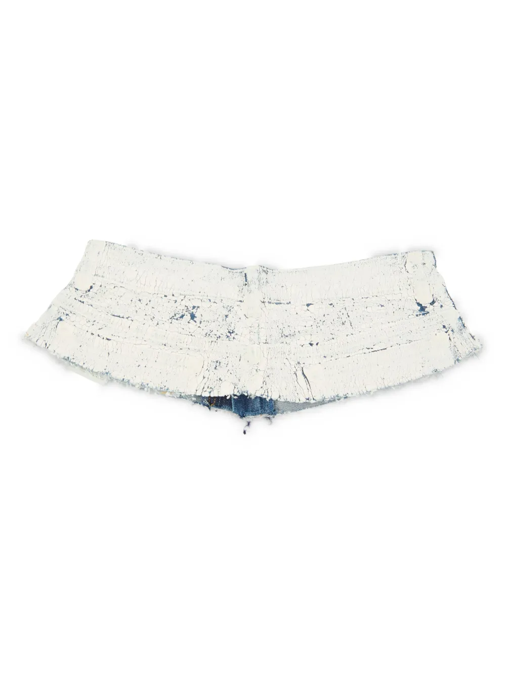 MM6 Maison Margiela Denim riem met gecoate afwerking - Wit