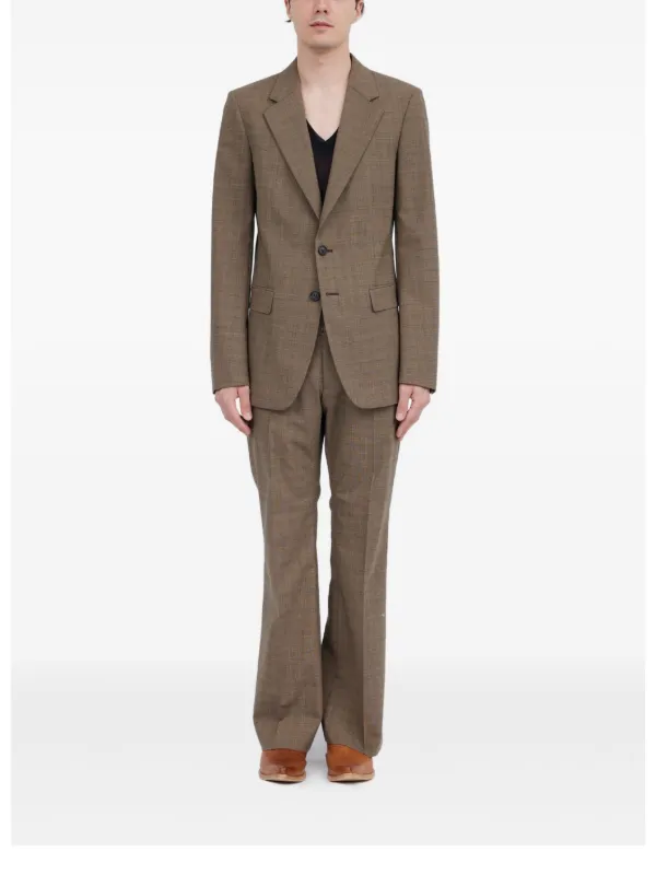 MM6 Maison Margiela チェック ジャケット | ブラウン | FARFETCH JP
