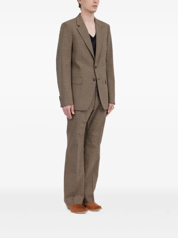 MM6 Maison Margiela チェック ジャケット | ブラウン | FARFETCH JP