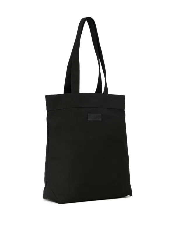 MM6 Maison Margiela SHOPPING LOGO トートバッグ MM6 Maison Margiela logo-patch Tote Bag | Black | FARFETCH