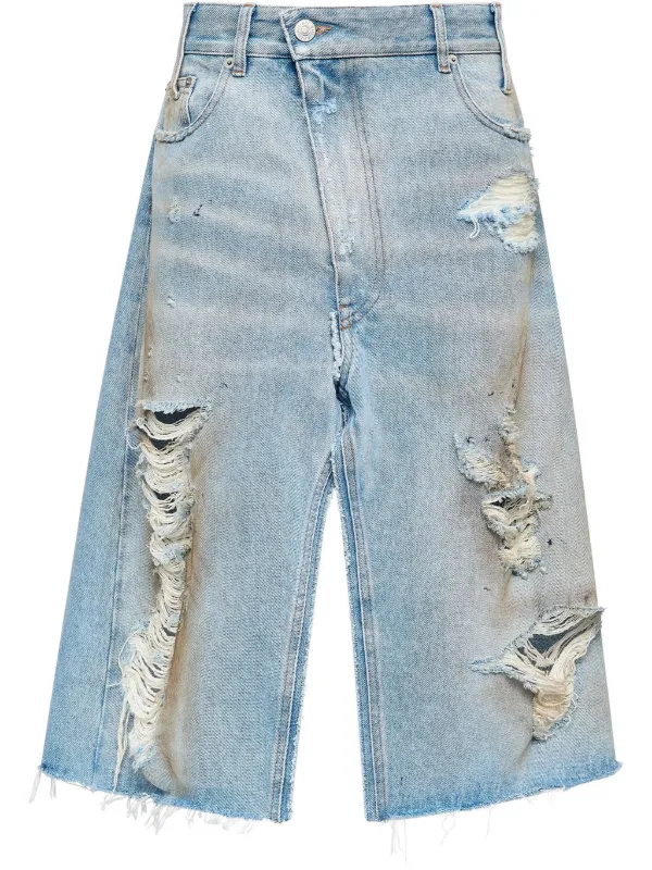 MM6 Maison Margiela デニムスカート | ブルー | FARFETCH JP
