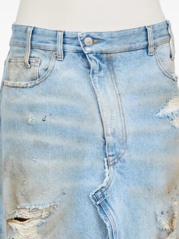 MM6 Maison Margiela デニムスカート | ブルー | FARFETCH JP