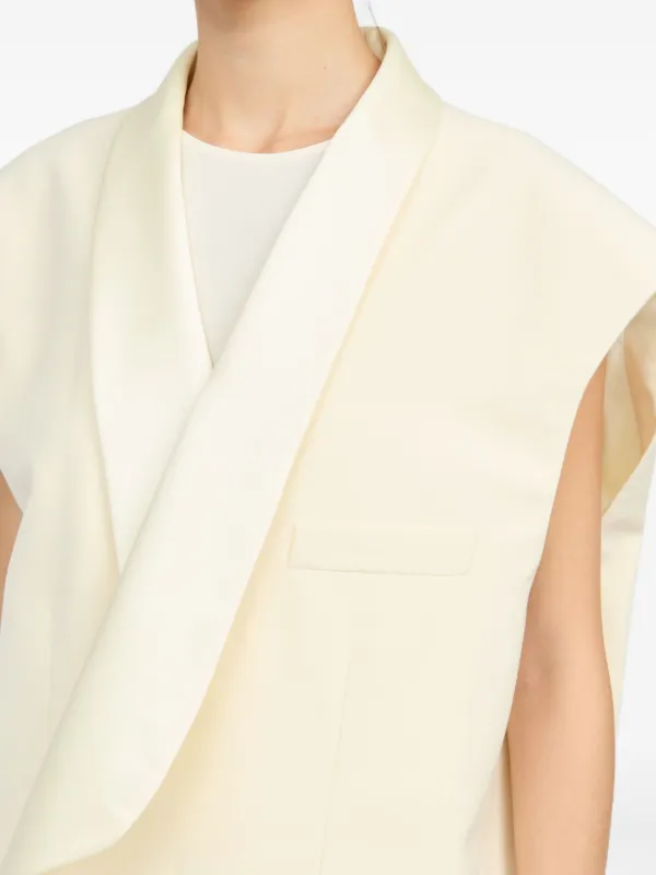 MM6 Maison Margiela Tailored Waistcoat | Neutrals | FARFETCH