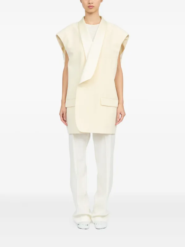 MM6 Maison Margiela Tailored Waistcoat | Neutrals | FARFETCH