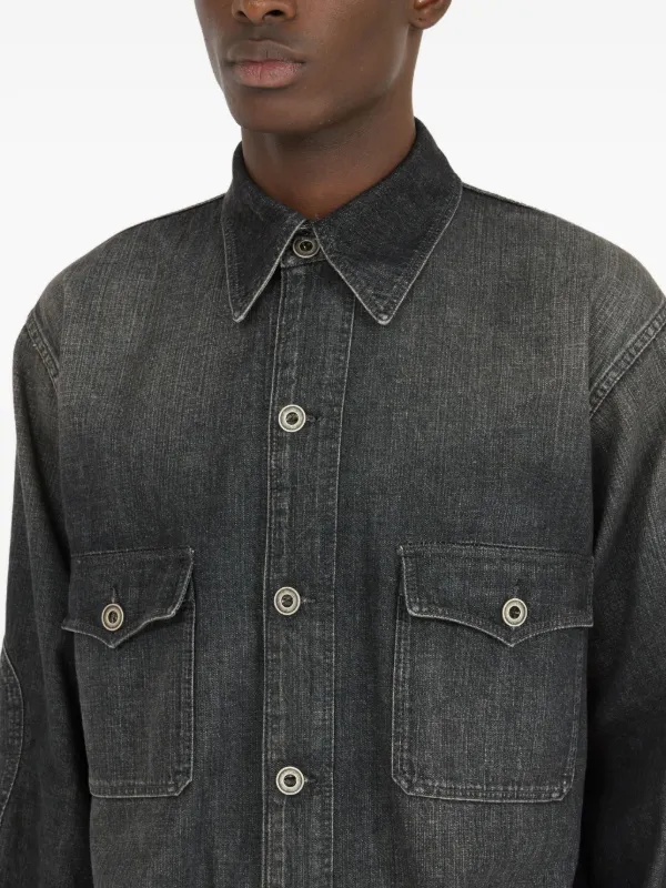 Maison Margiela デニムジャケット | ブラック | FARFETCH JP