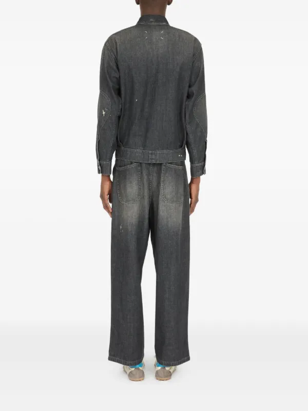 Maison Margiela デニムジャケット | ブラック | FARFETCH JP