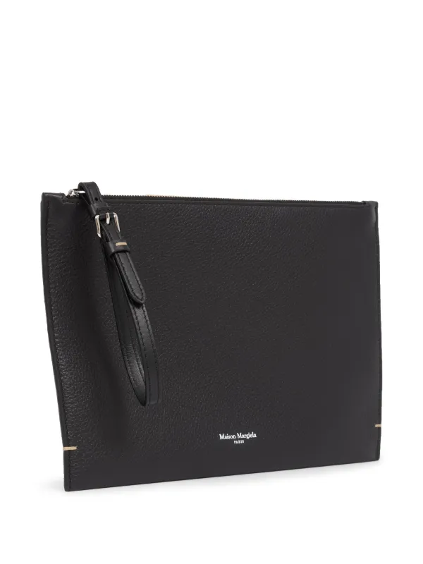 Maison Margiela Logo Pouch | Black | FARFETCH Maison Margiela Logo Pouch | Black | FARFETCH