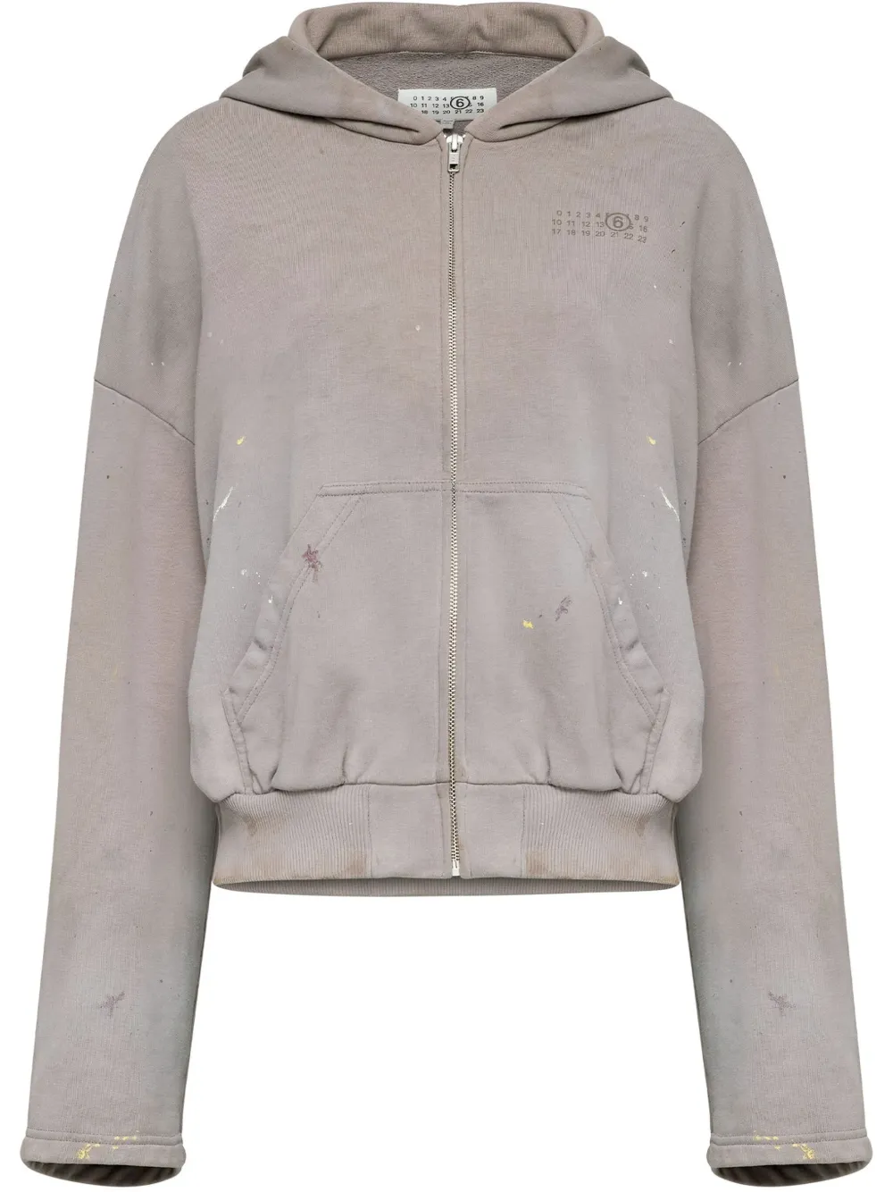 MM6 Maison Margiela プリント パーカー - グレー MM6 Maison Margiela プリント パーカー - グレー