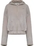 MM6 Maison Margiela numbers-print hoodie - Grey