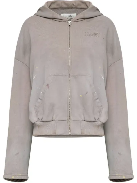 MM6 Maison Margiela numbers-print hoodie