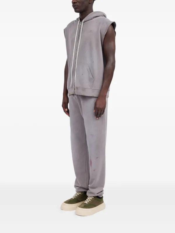 国内発送関税込み MM6 ロゴナンバーモチーフ パーカー MM6 Maison Margiela ナンバーモチーフ パーカー | グレー
