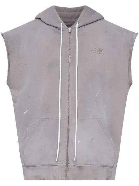 MM6 Maison Margiela hoodie con motivo de números