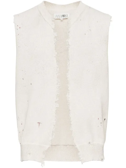 MM6 Maison Margiela chaleco tejido