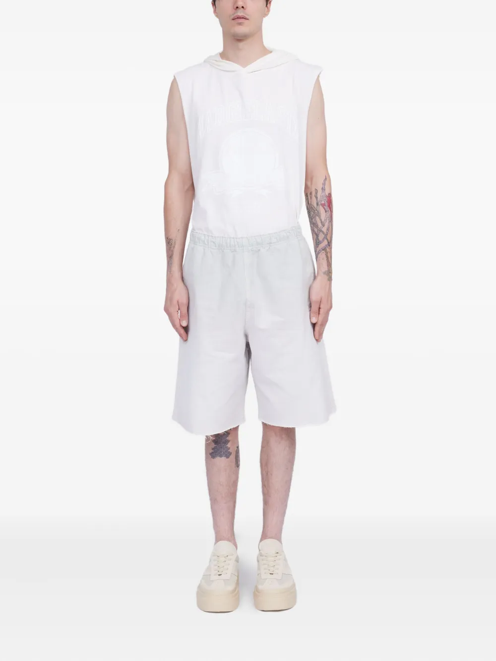MM6 Maison Margiela Katoenen shorts - Wit