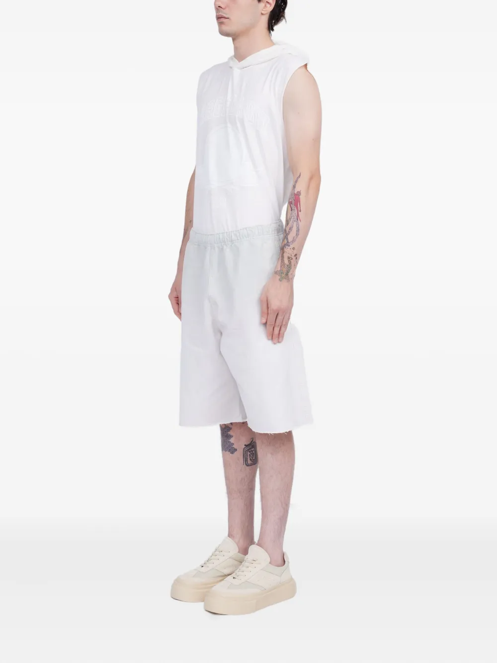 MM6 Maison Margiela Katoenen shorts Wit