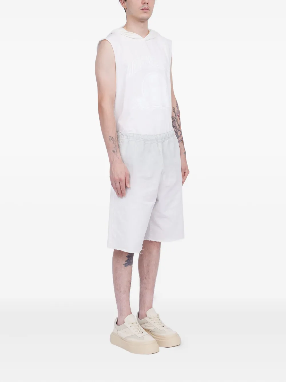 MM6 Maison Margiela Katoenen shorts Wit