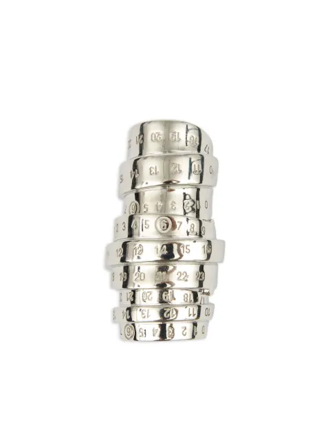 MM6 Maison Margiela Signautre Numbers motif ring 