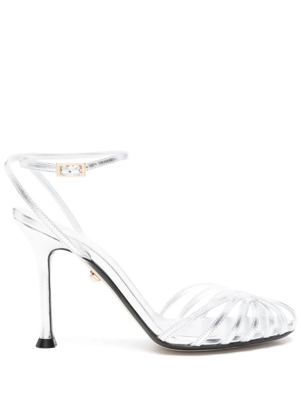 Alevì 95mm Ally sandals Silver