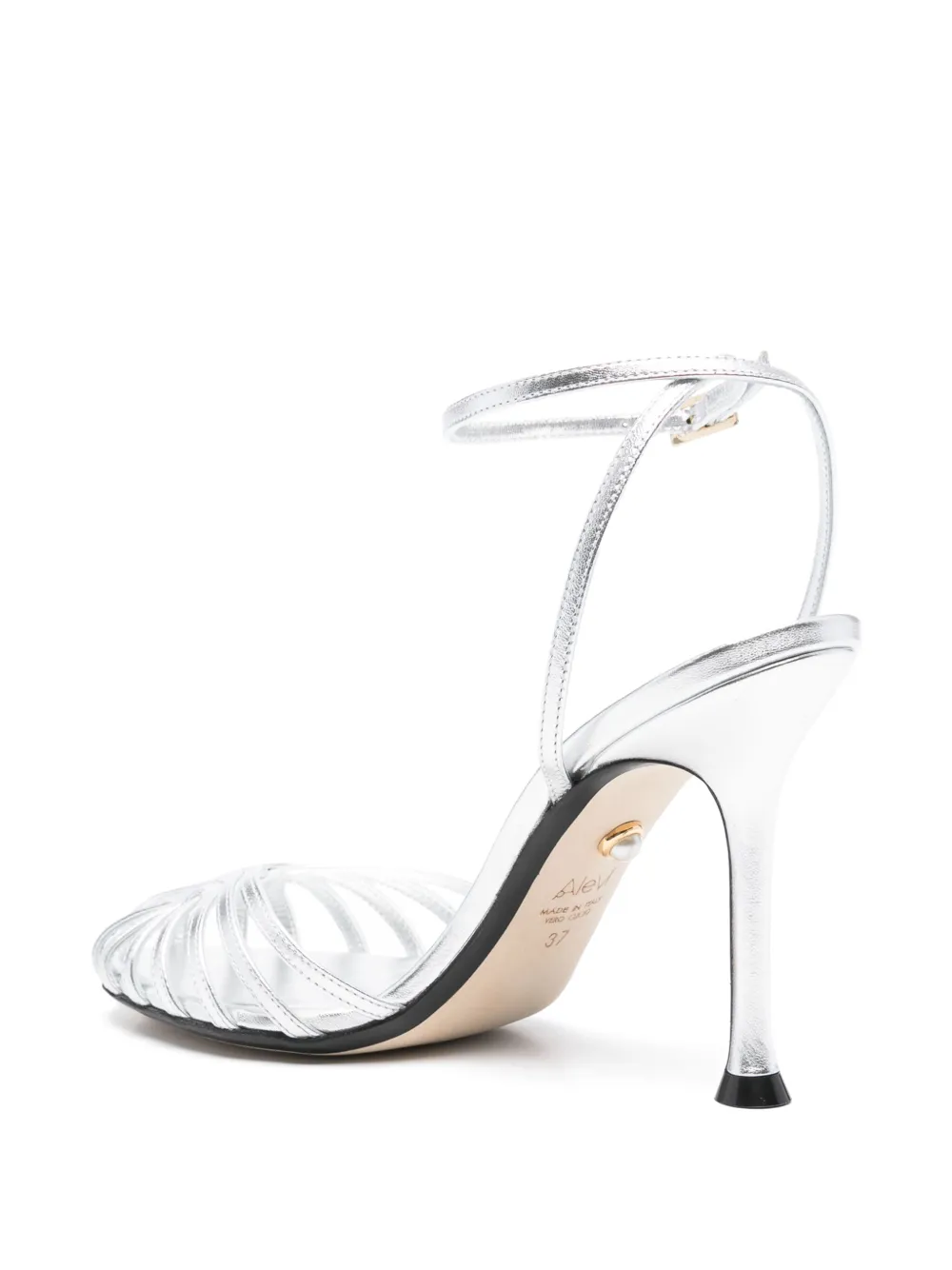 Alevì 95mm Ally sandals Silver