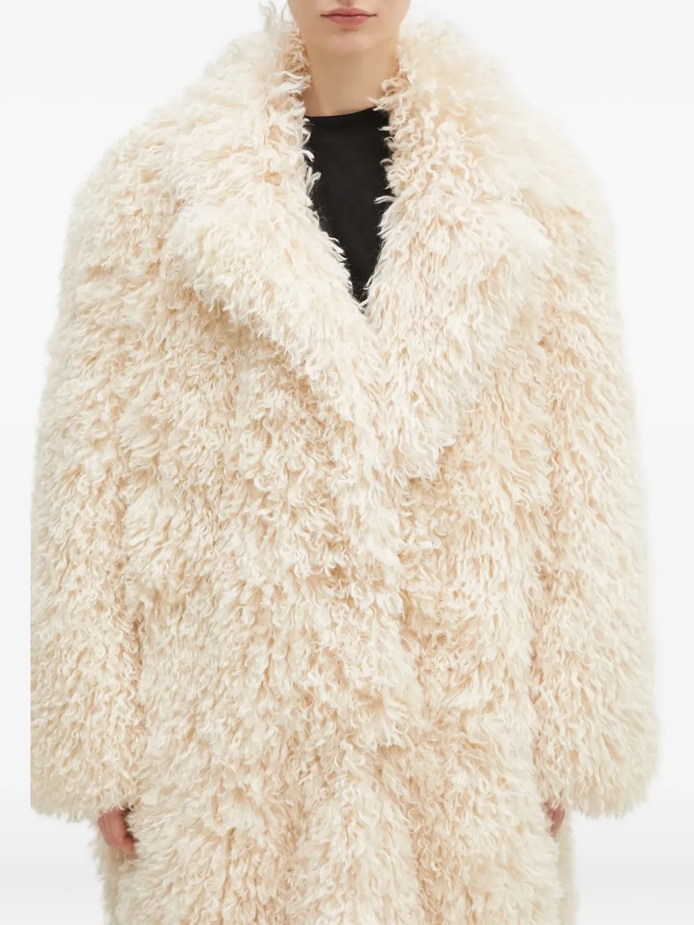 Fiorucci Teddy lange jas Beige