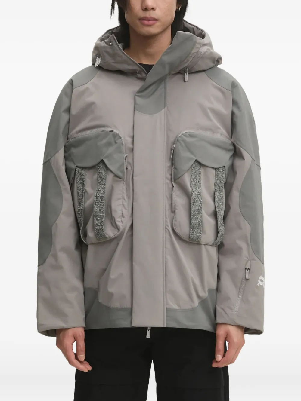 A.A. Spectrum DADAO hooded padded jacket | Grey | Image 1