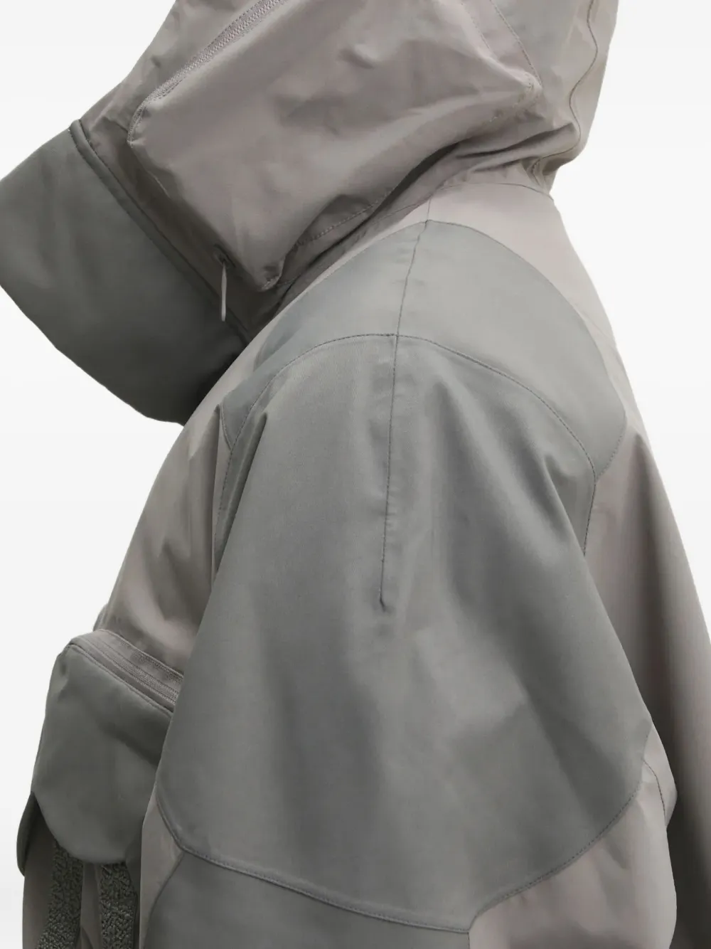 A.A. Spectrum DADAO gewatteerd jack met capuchon Grijs