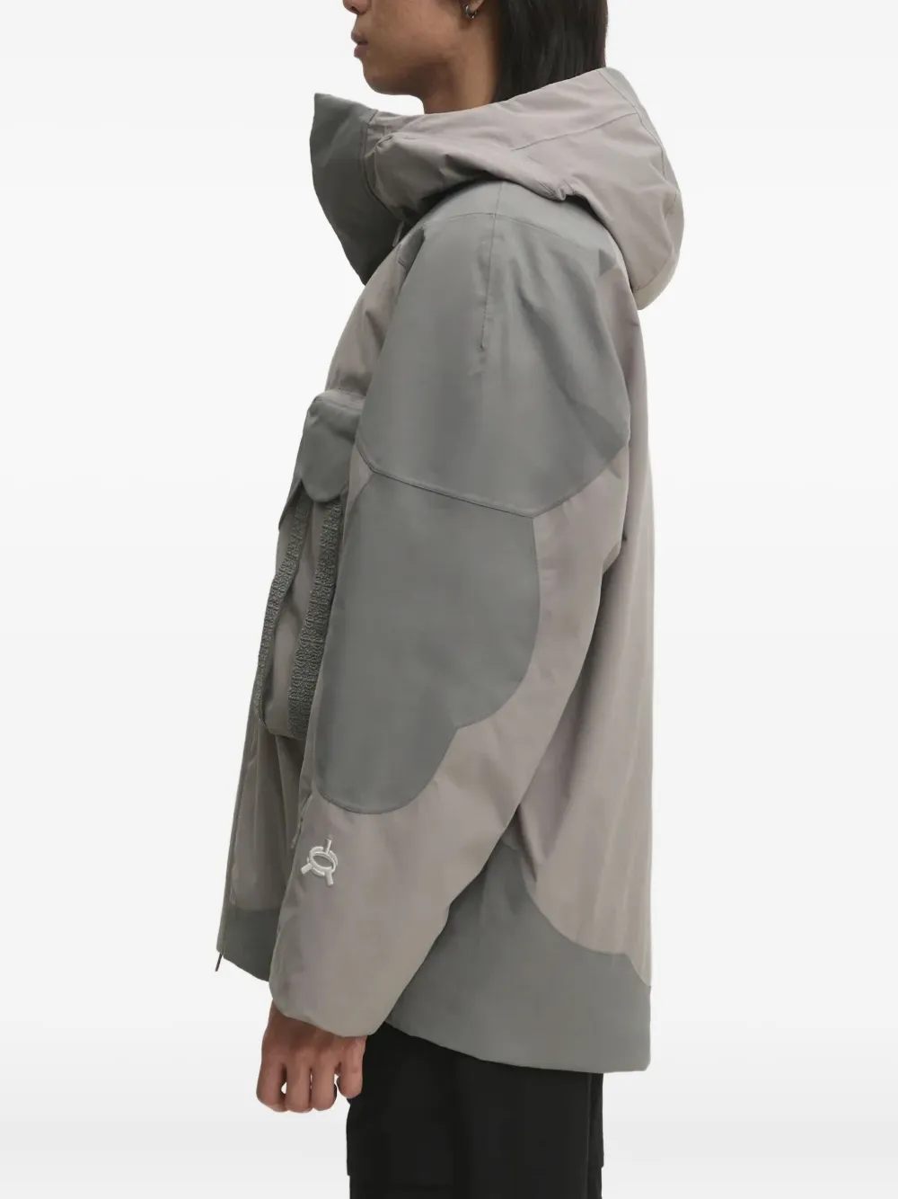 A.A. Spectrum DADAO gewatteerd jack met capuchon Grijs