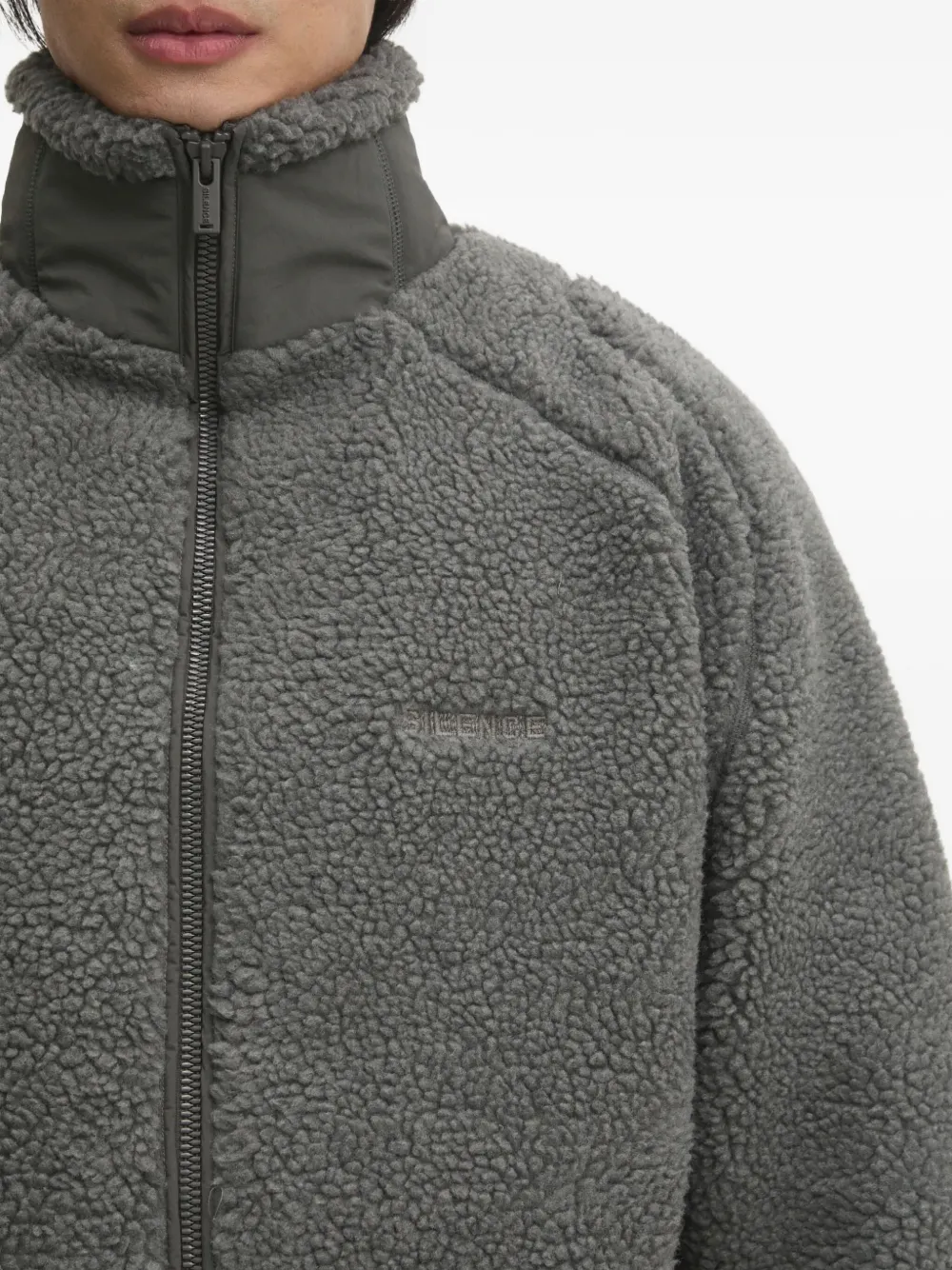 Han Kjøbenhavn fleece zip-up jacket Grijs