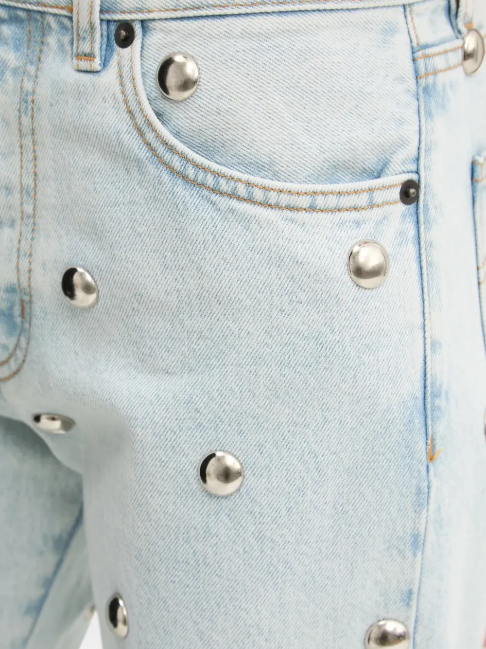 Fiorucci Jeans verfraaid met studs Blauw