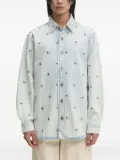 Fiorucci studded denim shirt - Blue