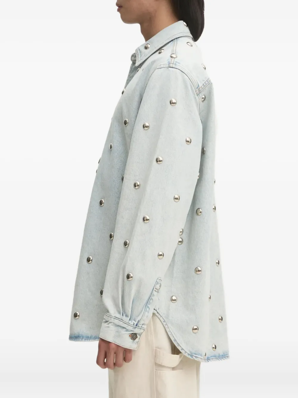 Fiorucci studded denim shirt | Women | Image 2