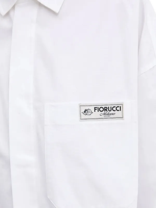 8YARDS ホワイトシャツ ドローストリング Fiorucci ドローストリング シャツ | ホワイト | FARFETCH JP