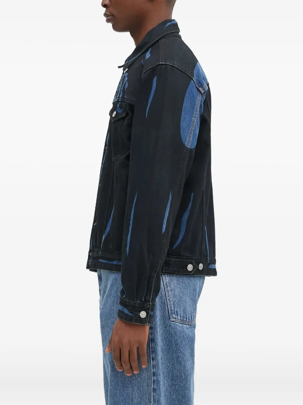 EVISU buttoned graphic jacket | Denim Jackets | Image 2