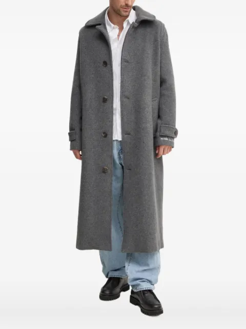 Fiorucci button-fastening front pockets coat