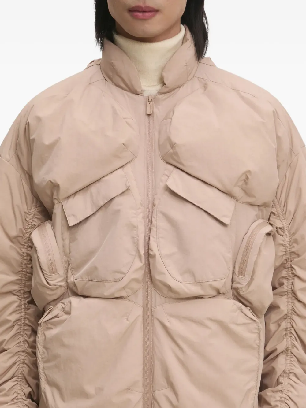 A.A. Spectrum RAMPART donsjack met meerdere zakken Beige