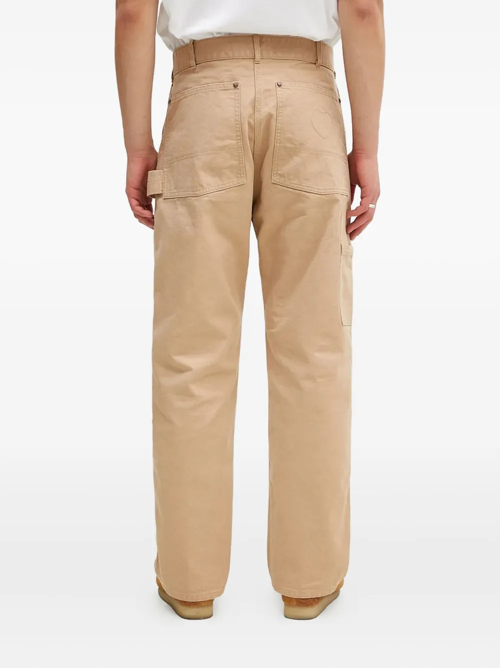 Human Made cotton trousers Beige
