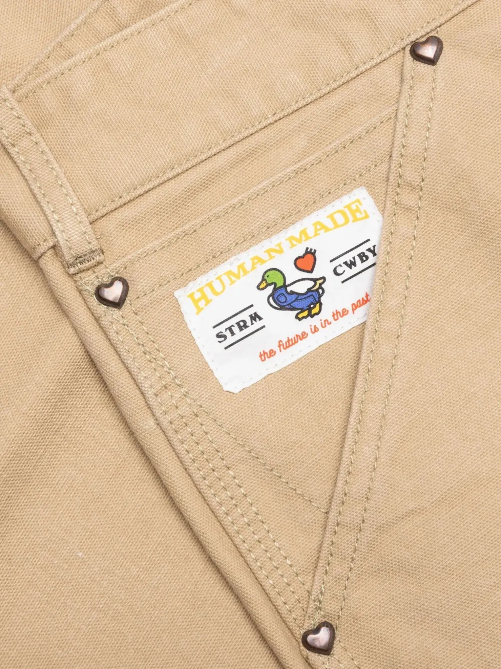 Human Made Katoenen broek Beige