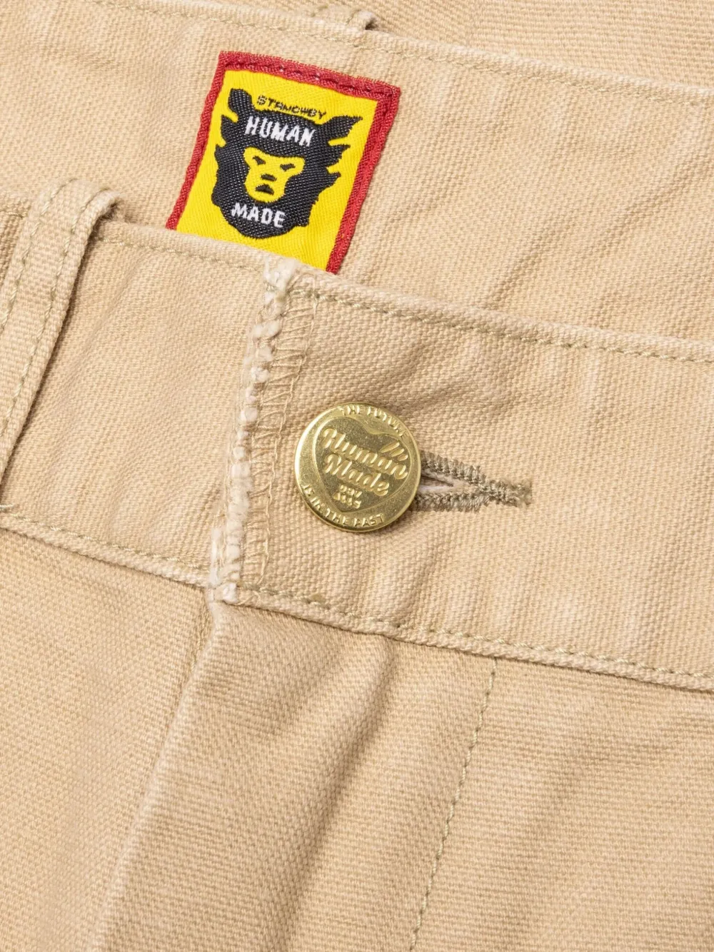 Human Made Katoenen broek Beige