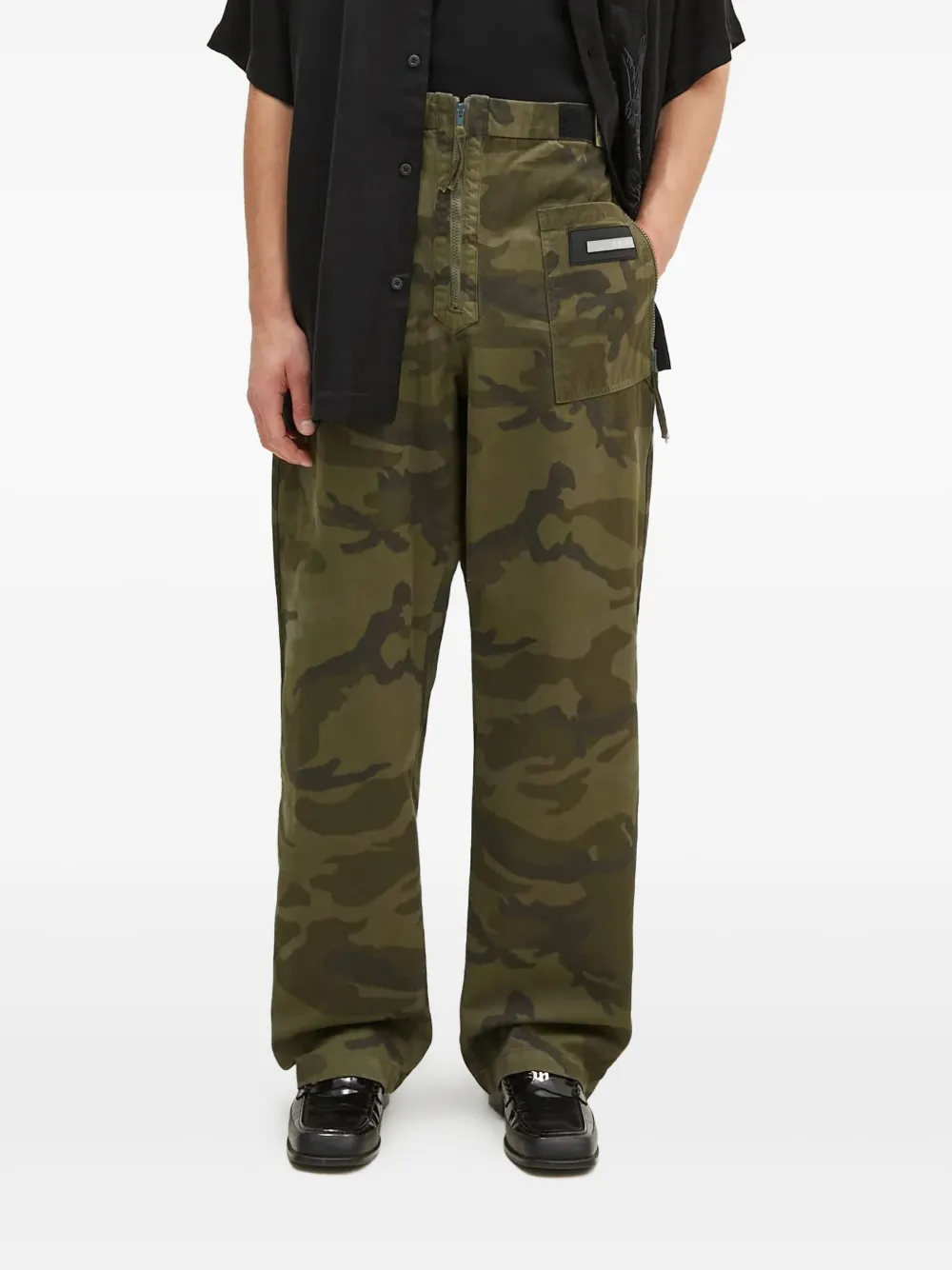 Aries camouflage trousers | Green | Image 1